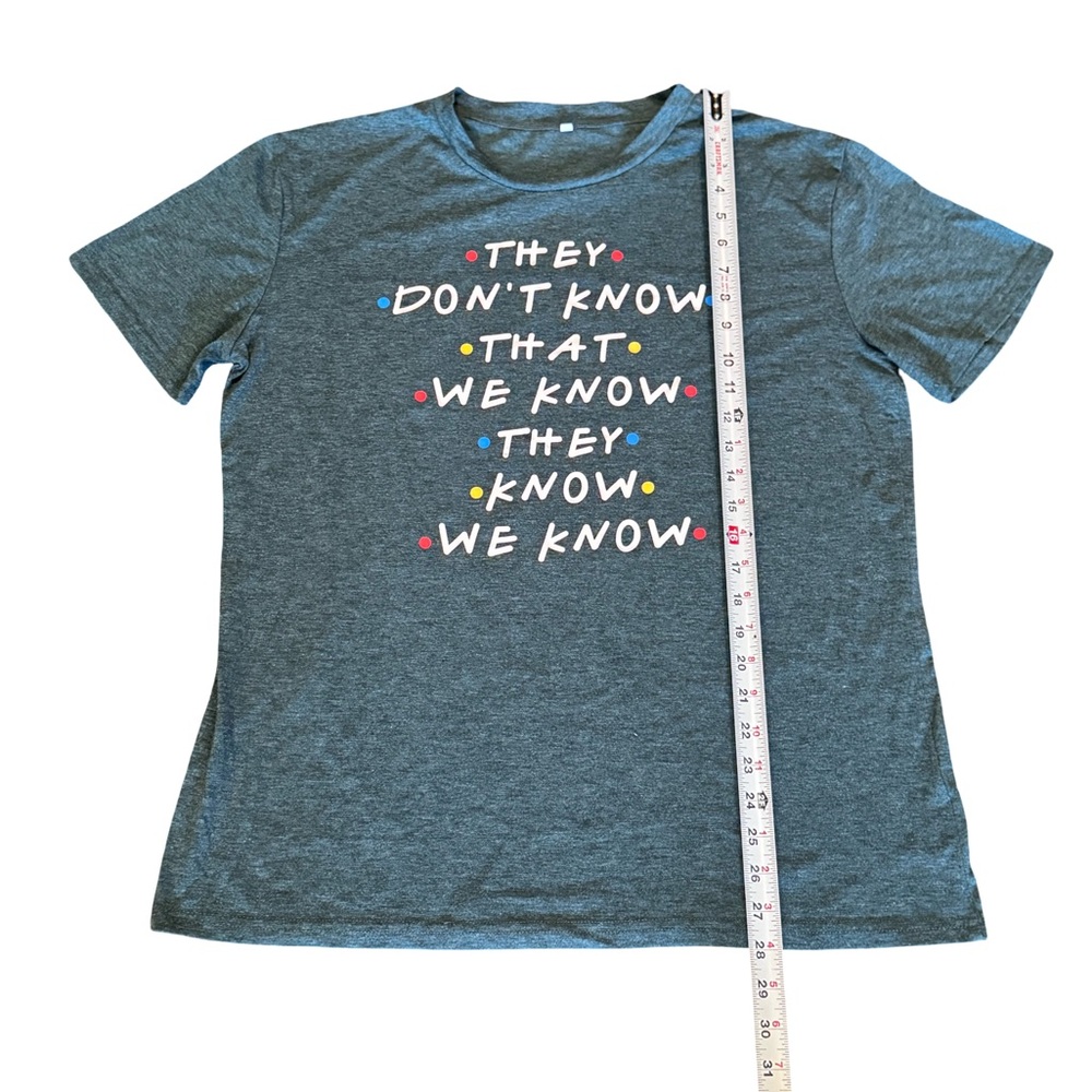 Friends Women’s Graphic Tee - Heather Green/Dark Teal